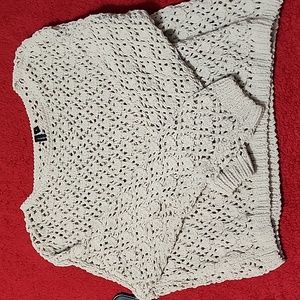 Knit crop top sweater